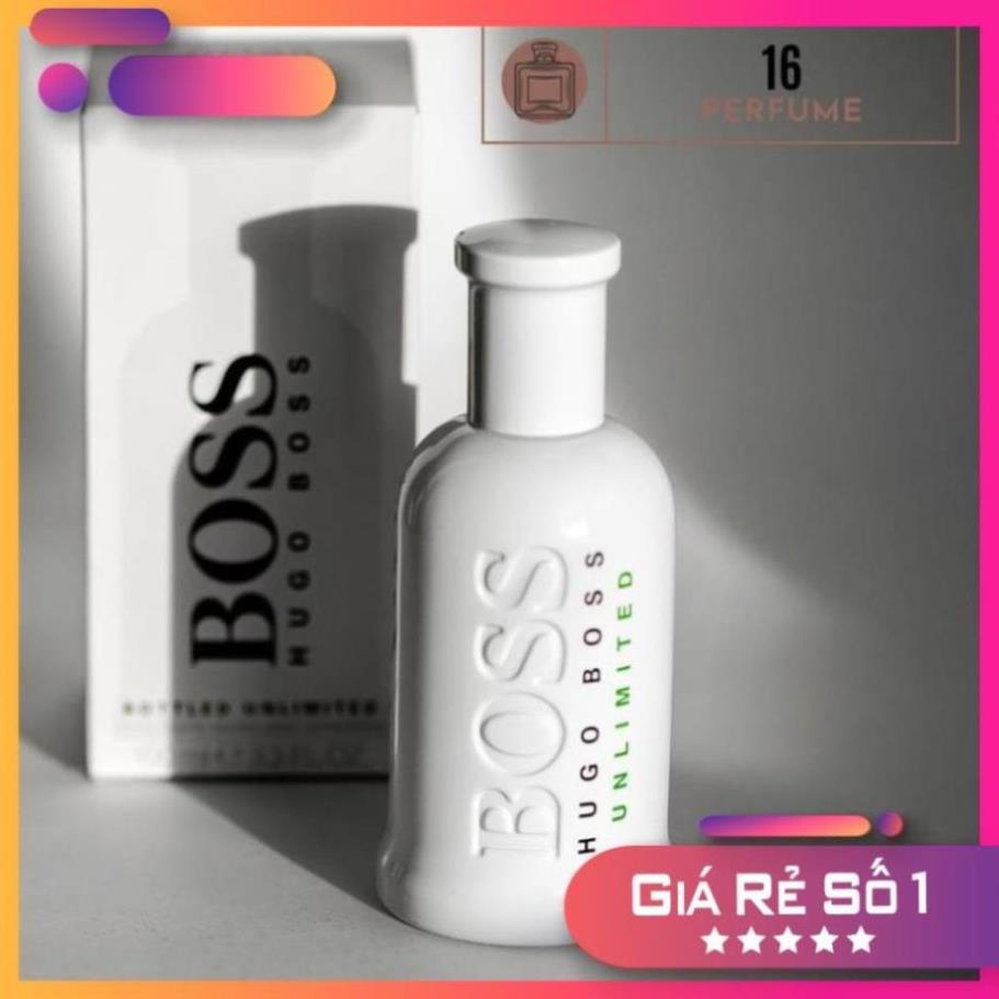 26[CHÍNH HÃNG] - [FREESHIP] - Nước hoa nam Boss Hugo white, nước hoa nam tính hương thơm | Thế Giới Skin Care