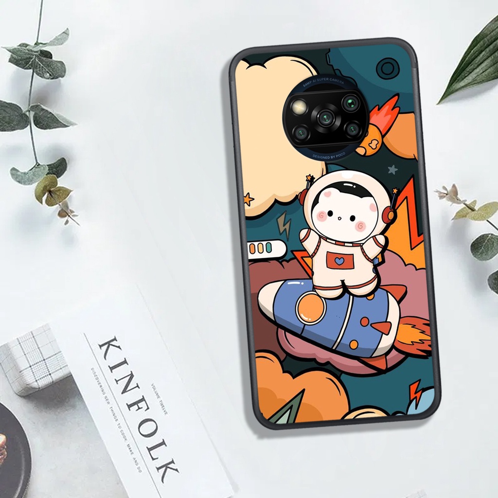 [HOT BỎNG TAY]ỐP LƯNG XIAOMI POCO X3, IN HÌNH  PHI-HÀNH-GIA, MÀU SẮC BẮT MẮT