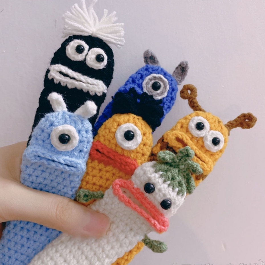 Túi đựng son bằng len handmade đủ loại _ Có sẵn