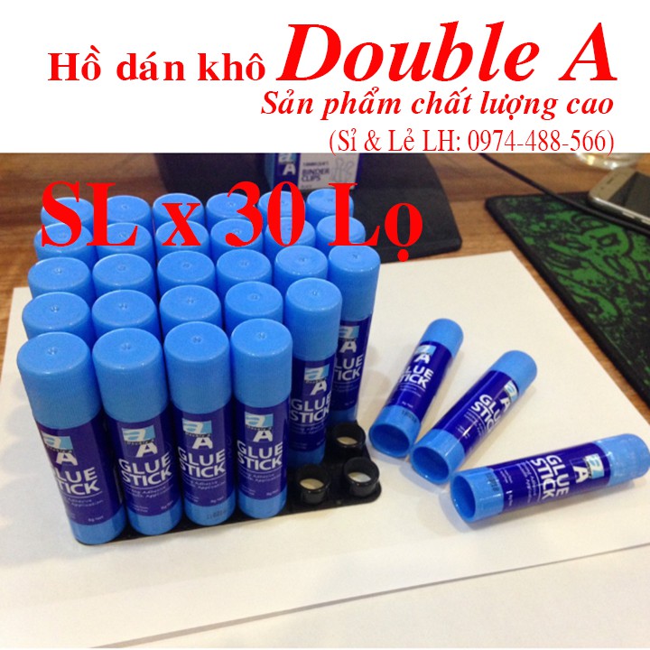 [SL x 30Lọ] Keo dán/ Hồ khô Double A