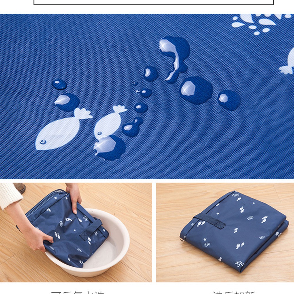 Set 3 Túi đựng chống thấm chăn, quần áo đa năng loại To tiện lợi- Nhiều màu