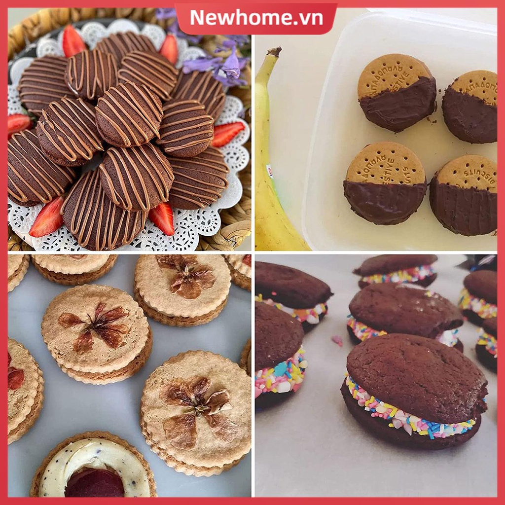 2 Khuôn Nướng Bánh 6 Ngăn Bằng silicone Chống Dính Kích Thước Lớn Có Thể Tái Sử Dụng Cho Nhà Bếp shoptkc1954