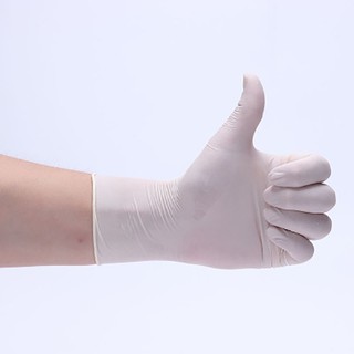 100 Chiếc Găng Tay Cao Su Trắng
