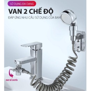 Bộ vòi sen phụ lắp chậu rửa mặt Lavabo và chậu rửa bát vô cùng tiện lợi Sử dụng