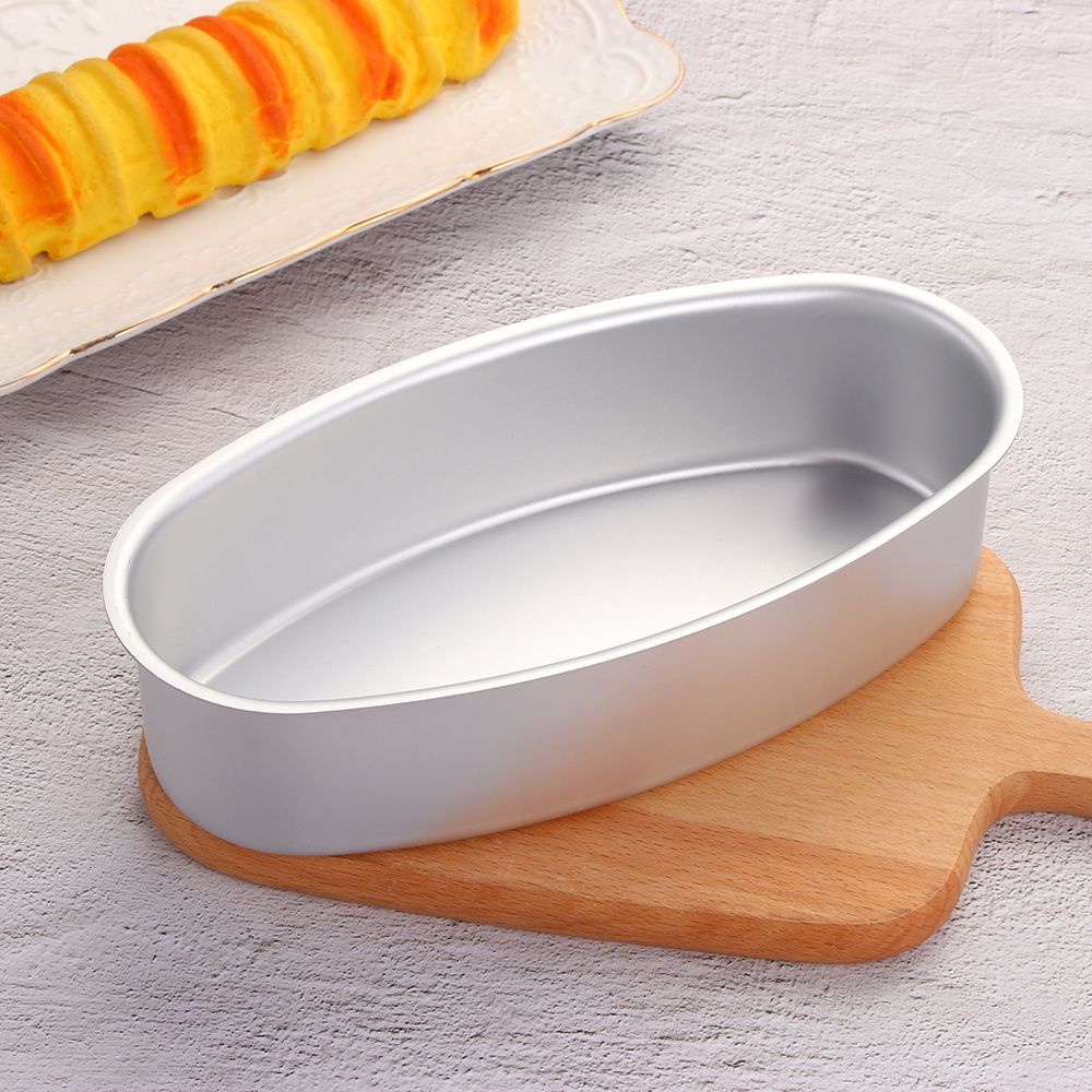 1 Khuôn Nướng Bánh Hình Oval Chống Dính Nhiều Màu Tiện Dụng