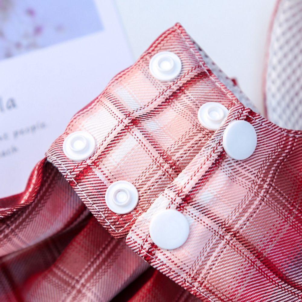 [COD] Bộ Áo Vest + Chân Váy Họa Tiết Sọc Caro Xinh Xắn Cho Chó Chihuahua