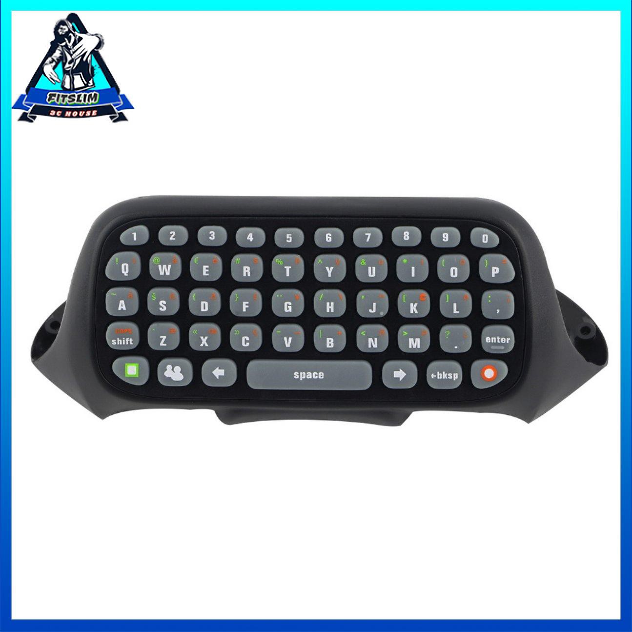 Bộ điều khiển không dây Messenger Trò chơi Bàn phím Bàn phím ChatPad cho XBOX 360 Black