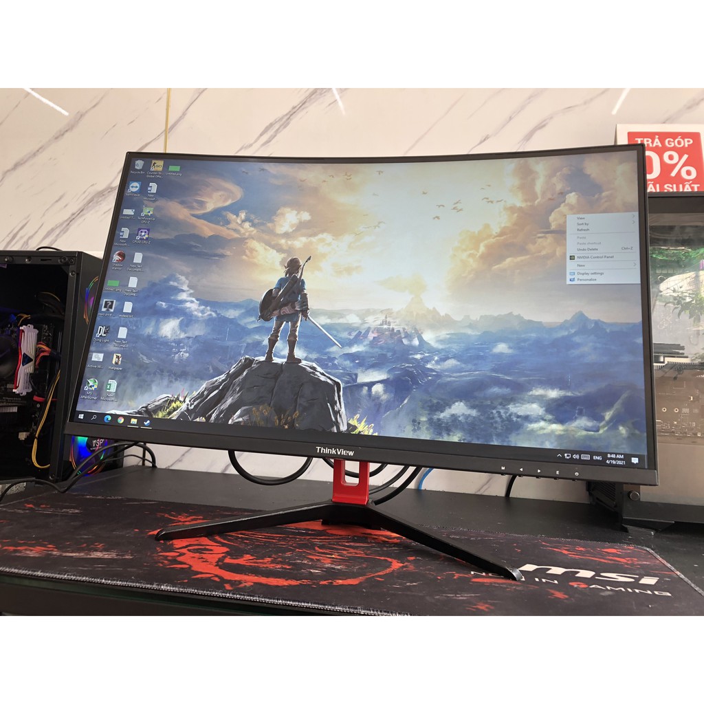 Màn hình LCD 27'' ThinkView CA27 FHD/ 75Hz Gaming Monitor Cong