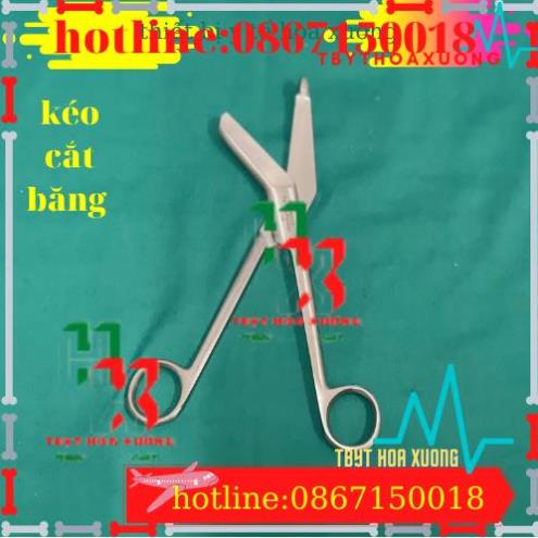 Kéo Cắt Băng Gạc Y Tế - Kéo Cắt Bột Các Cỡ Hàng PAKISTAN