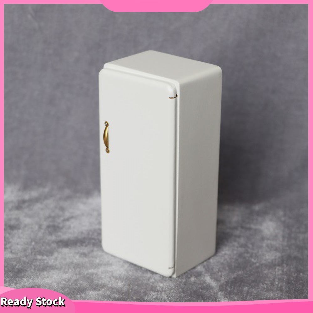 Wis| Mô Hình Tủ Lạnh Mini Tỉ Lệ 1/12 Trang Trí Nhà Búp Bê