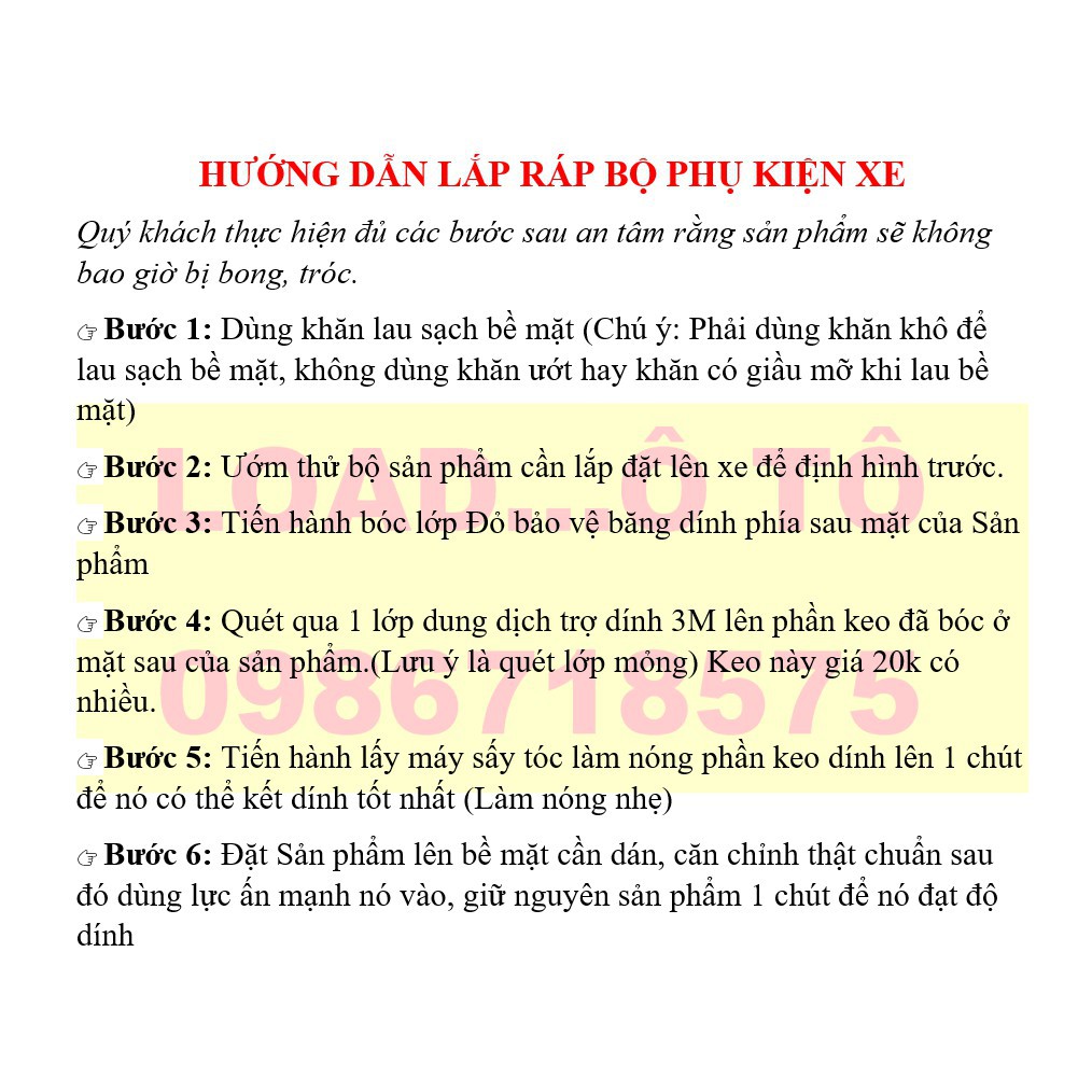 DUNG DỊCH TĂNG ĐỘ BÁM DÍNH CHO CÁC PHỤ KIỆN BÓC DÁN 94 PRIMER