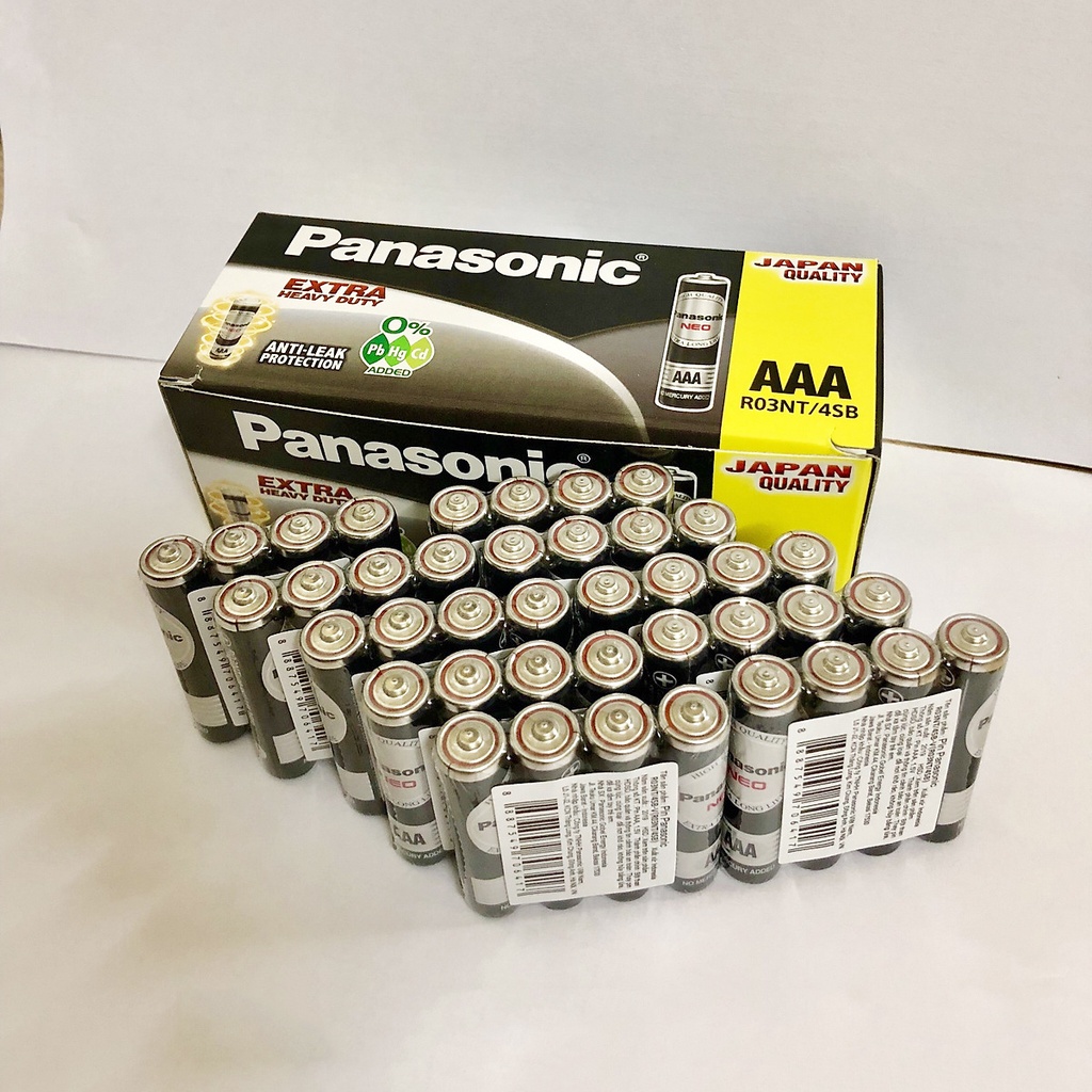 Hộp 60 viên pin AAA Panasonic đũa NEO R03NT-2S chính hãng