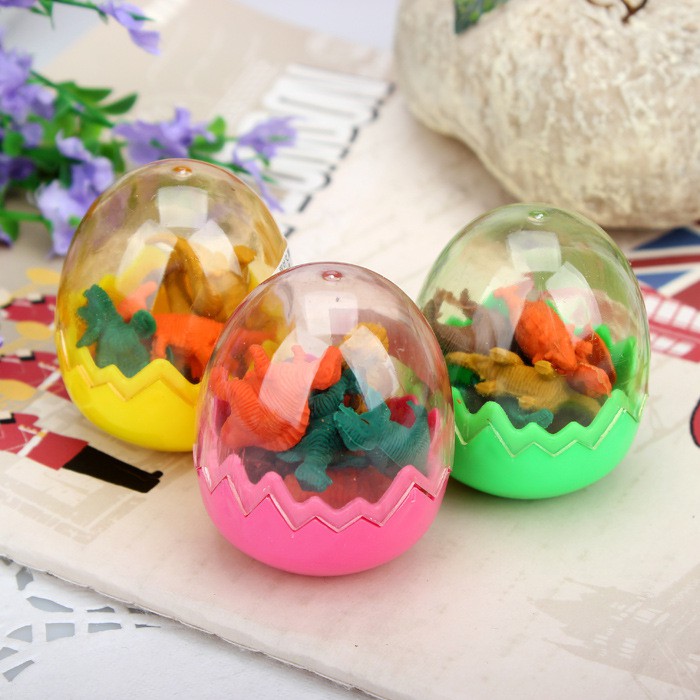 Gôm tẩy🍝 bút chì cute 🍍 hình trứng khủng long mini hàng chuẩn đẹp dễ thương GT15