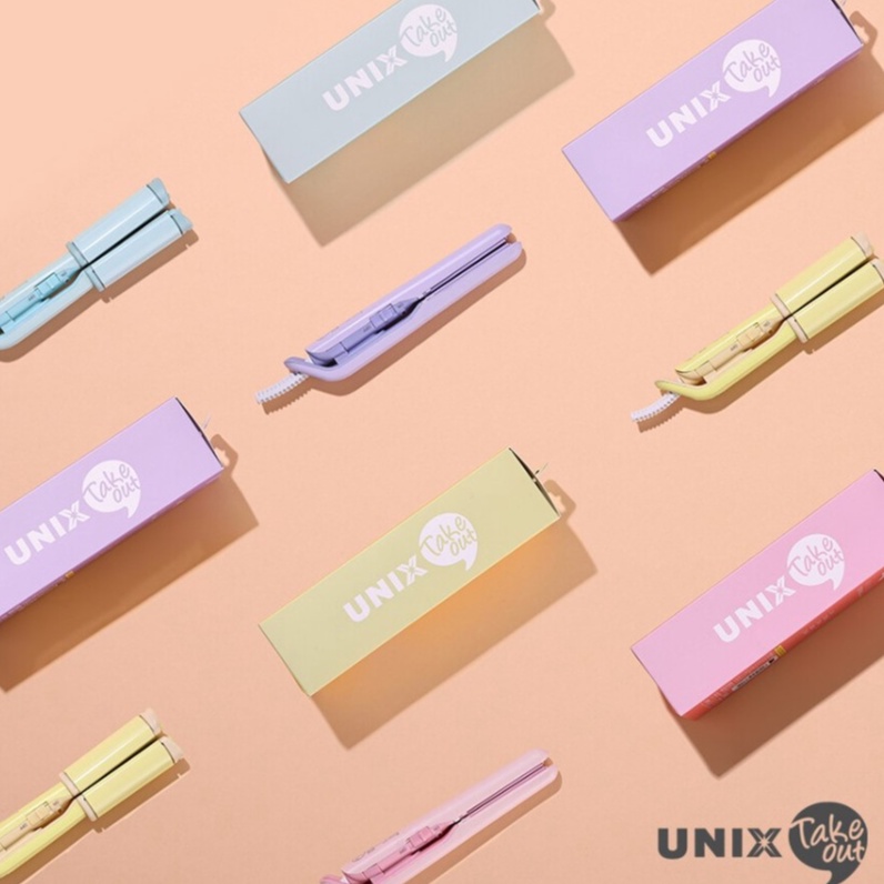 Máy duỗi thẳng tóc Unix Takeout 2 Mini Flat Iron UCI-A2502NA