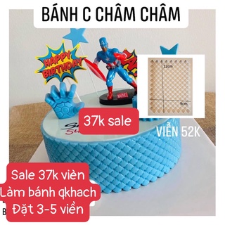 Khuôn Silicone Hoa Nổi 4D Viền Khóm