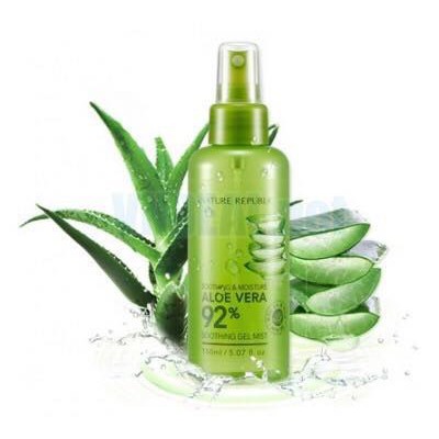 ( 100% chính hãng) Xịt Khoáng Giải Nhiệt Cho Da Nha Đam Aloe Vera 92%