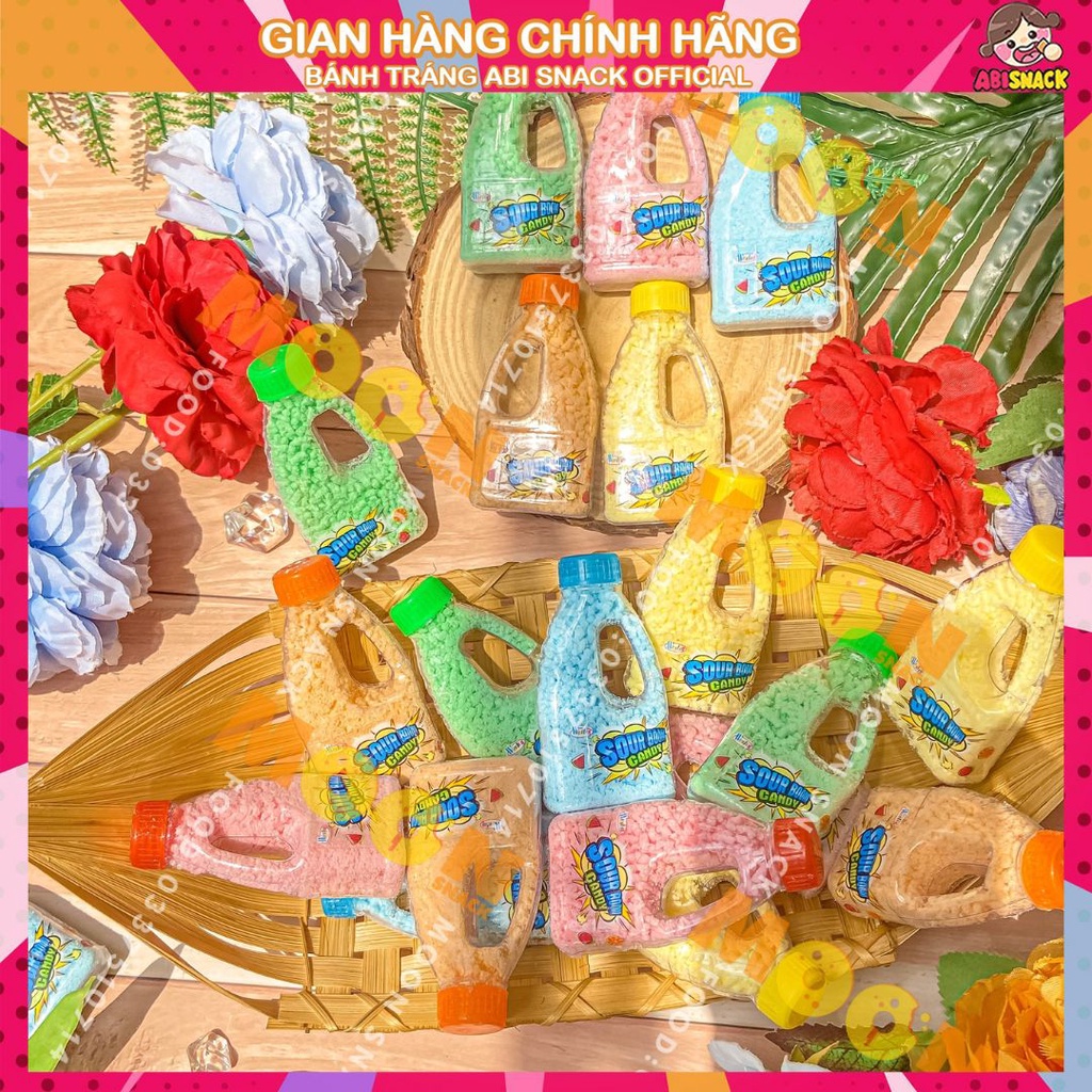 Kẹo cốm hình bình xả bột giặc Weslsn đa dạng sắc màu bánh kẹo tuổi thơ Moon Snack Food
