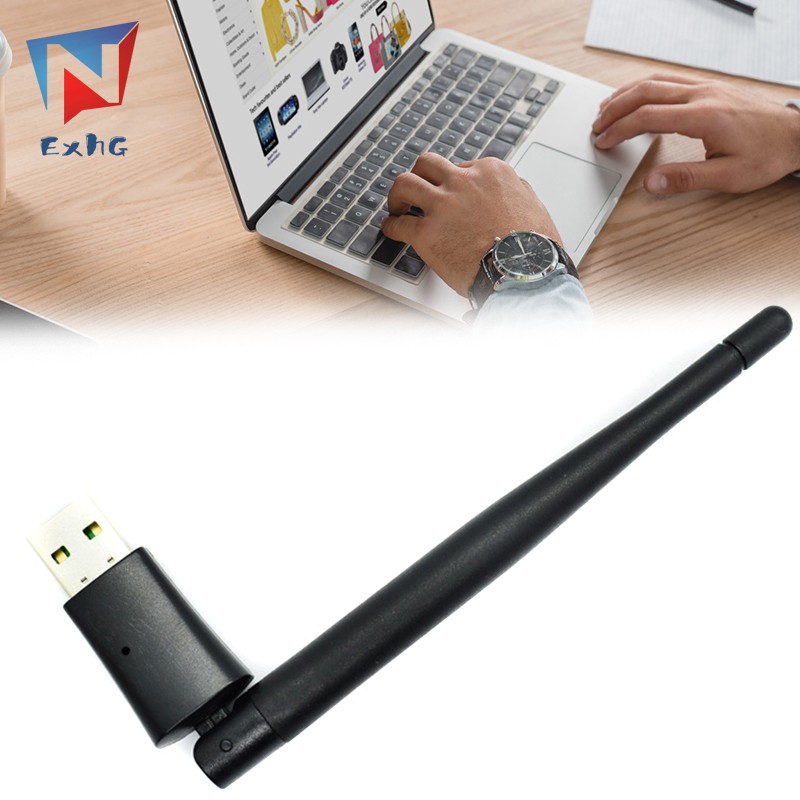 Ăng Ten Thu Phát Tín Hiệu Không Dây Usb Wifi Chất Lượng Cao Cho Pc @ My