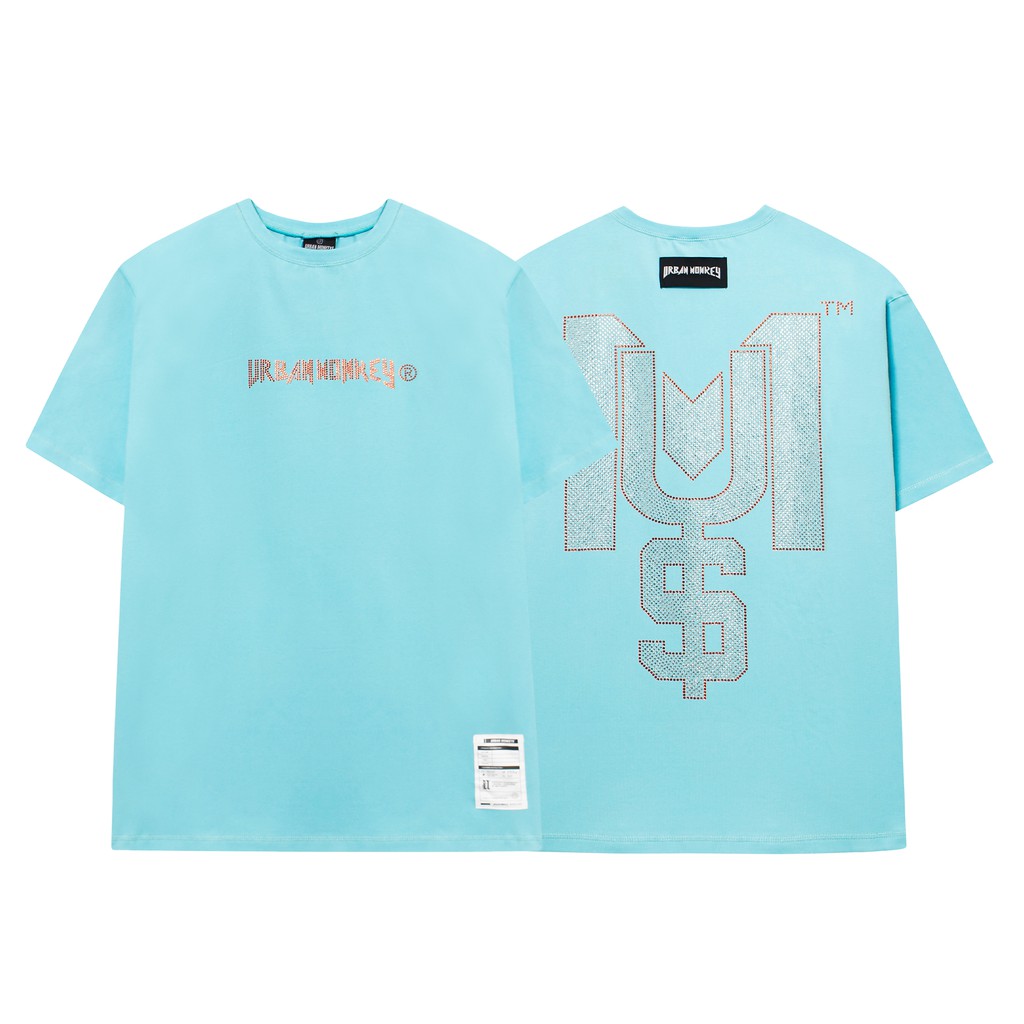 Áo Thun URBAN MONKEY DIAMOND TIFFANY Đính Đá Phong Cách Nổi Bật