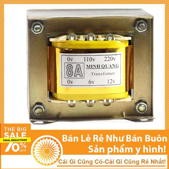 Biến Áp Đối Xứng 30V 12V 6V 8A Dây Đồng Sịn