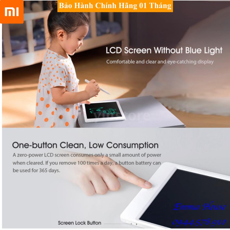 Bảng Cảm Ứng Thông Minh Xiaomi LCD 13.5 Inches - Bảo Hành Chính Hãng 01 Tháng