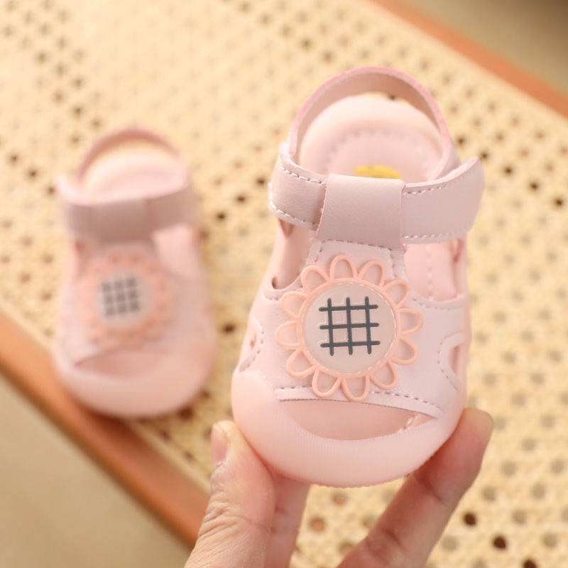Sandal Đế Mềm Thời Trang Mùa Hè Dành Cho Bé Gái 0-3-4-6/18 Tháng Tuổi