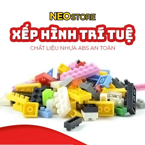 [1000+ chi tiết] Bộ Lắp Ghép Lego Hình Mèo Thần Tài - Xếp hình trí tuệ