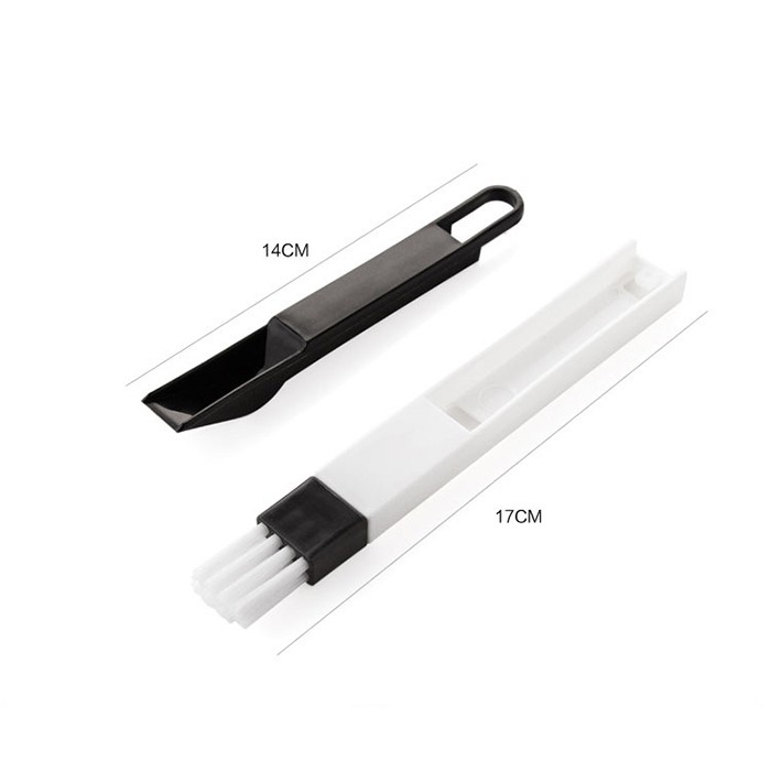 Chổi Quét Bụi VỊ TRÍ HẸP - Kèm Ki Xẻng Hốt Rác Mini - Cọ Mini Vệ Sinh Khe Cửa - Bàn Phím Máy Tính
