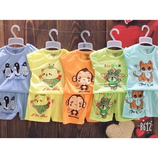 Thanh lí set 5 bộ cộc tay cho bé