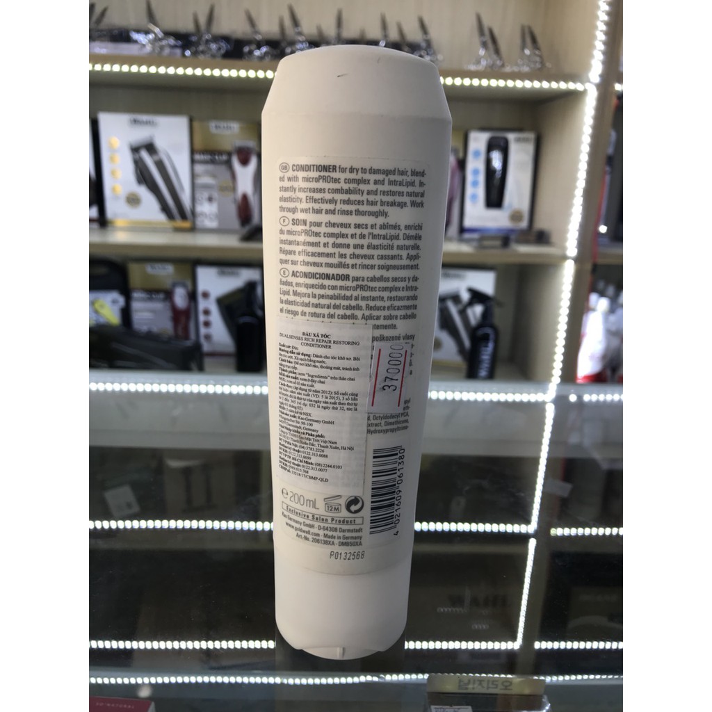 DẦU XẢ DƯỠNG MÀU TÓC NHUỘM GOLDWELL COLOR EXTRA RICH 200ML