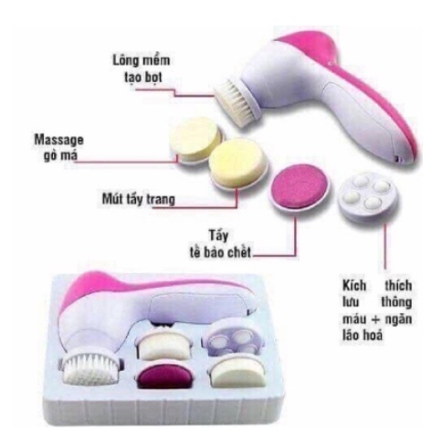 máy rửa mặt 5 in 1