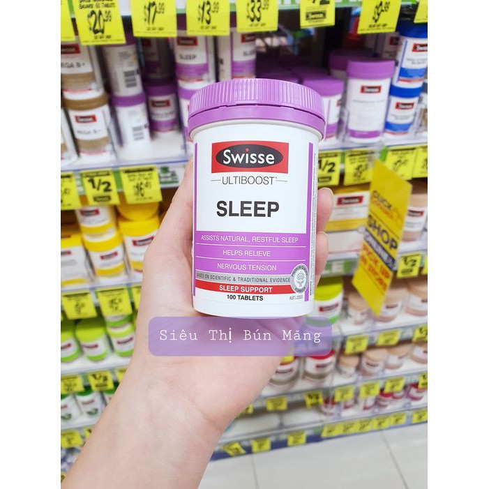 Swisse Sleep viên uống ngủ ngon 100 viên