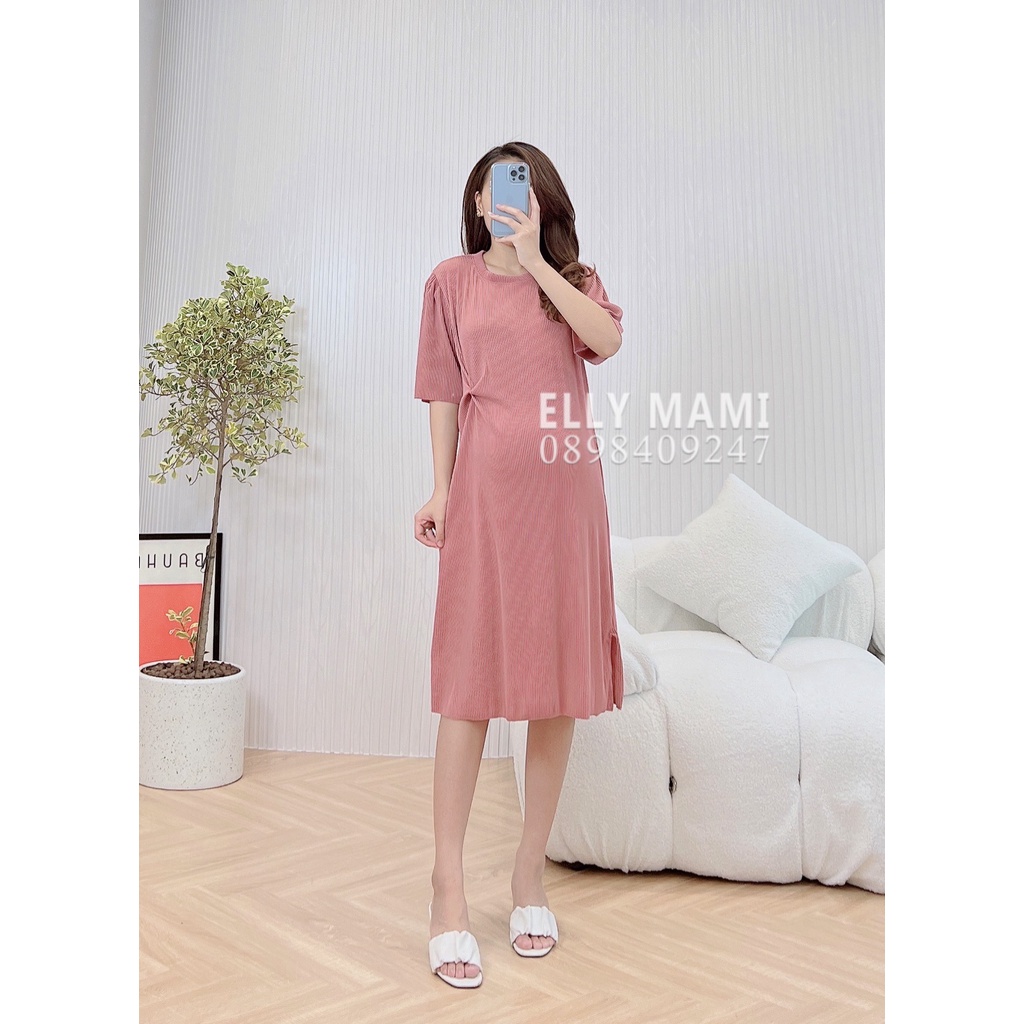 ( 40kg - 95kg ) Đầm Bầu , Suông Thun Ly Mặc Thoải Mái Suốt Thai Kì &amp; Sau Sinh Thiết Kế Cao Cấp