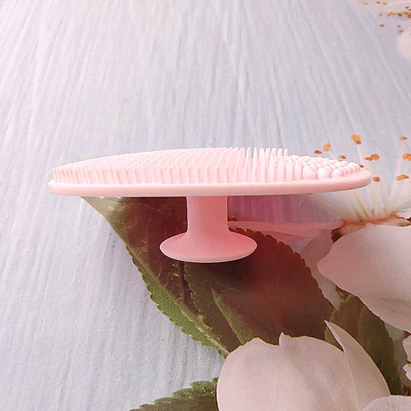 [Hàng mới về] Bàn chải rửa mặt làm đẹp tích hợp bàn chải tắm em bé Molamgo chất liệu silicon cỡ lớn