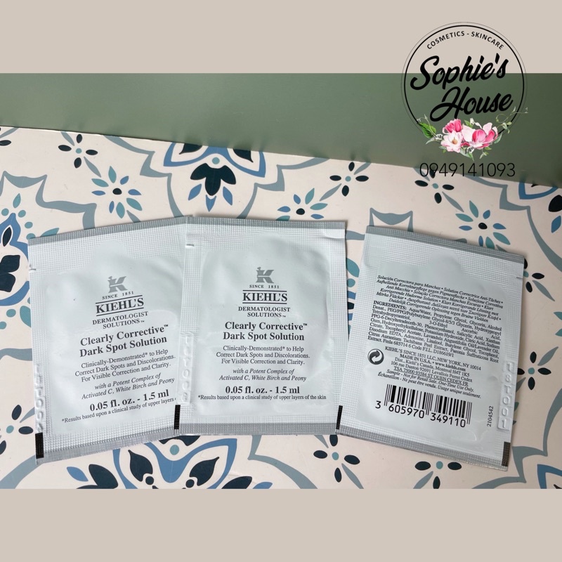 [ Sample 1.5ml] Serum Kiehls Clearly Corrective Dark Spot Solution