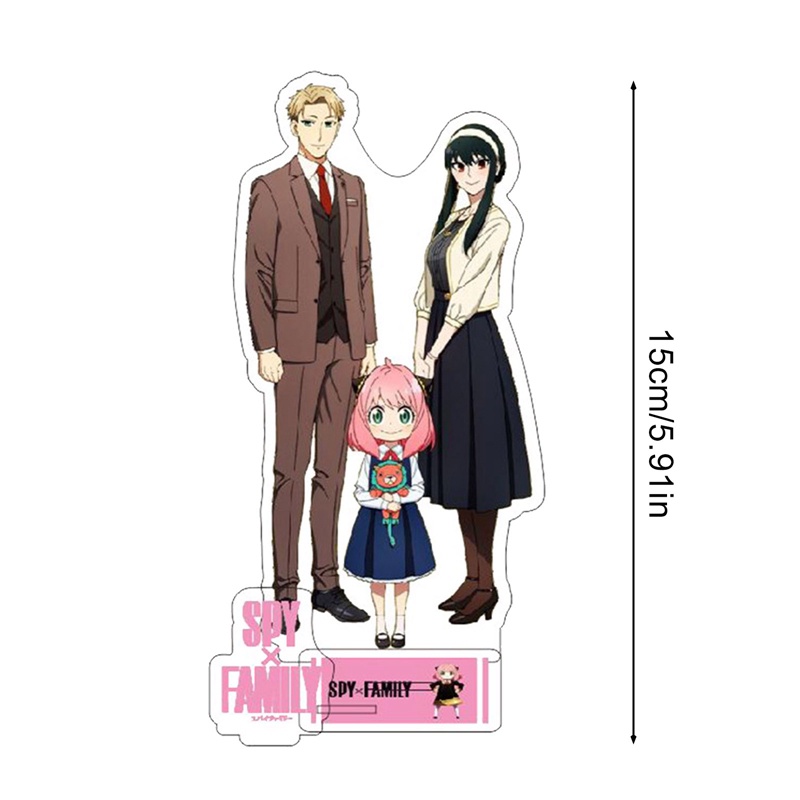 Mô Hình Nhân Vật Phim Anime Spy X Family Bằng Acrylic Có Giá Đỡ Độc Đáo Dùng Làm Quà Tặng Sinh Nhật