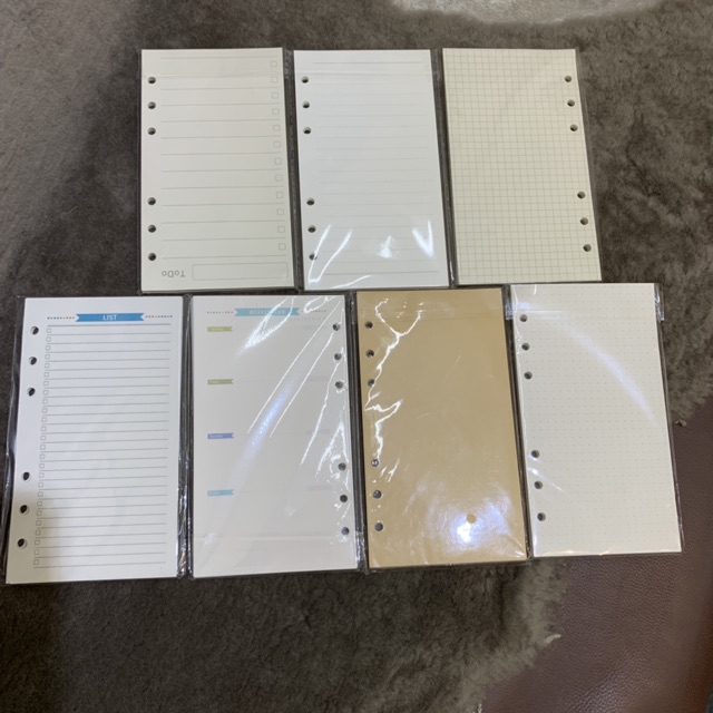 Lõi giấy Sổ Gáy Còng A5, A6 100gsm