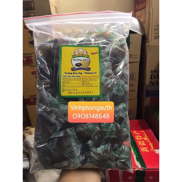 Tương đen Tương Việt hoa sen (15gr) 100 gói