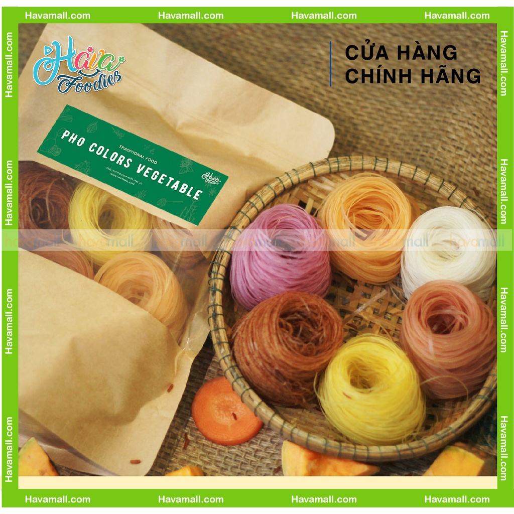 [HÀNG CHÍNH HÃNG] Phở Rau Củ Combo 6 Loại Havafoodies Gói 600gr