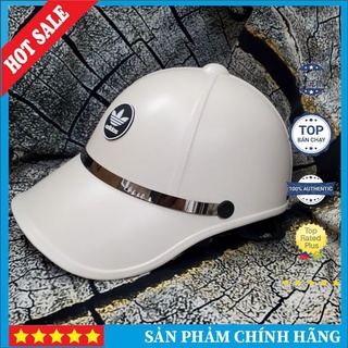 Nón bảo hiểm mỏ kết lưỡi trai gọn nhẹ thời trang, mỏ kết dài che nắng tốt
