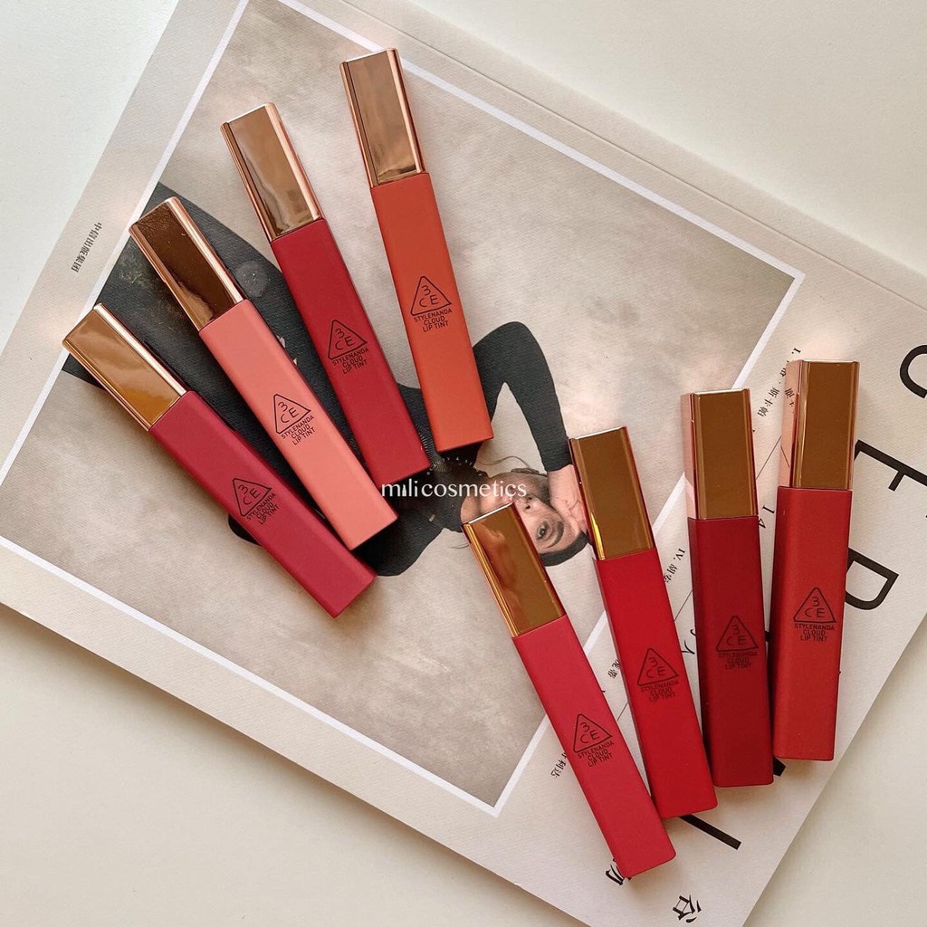 Son 3CE Cloud lip tint đủ màu