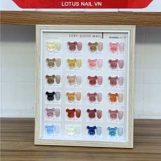 Set sơn thạch verygood 24 màu tặng kèm bảng màu sẵn