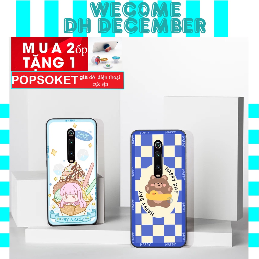 Ốp lưng Xiaomi REDMI K20/ K20 PRO / MI 9T / MI 9T PRO  in hình 3D gấu mới nhất - sang - chảnh - ĐẸP- BỀN