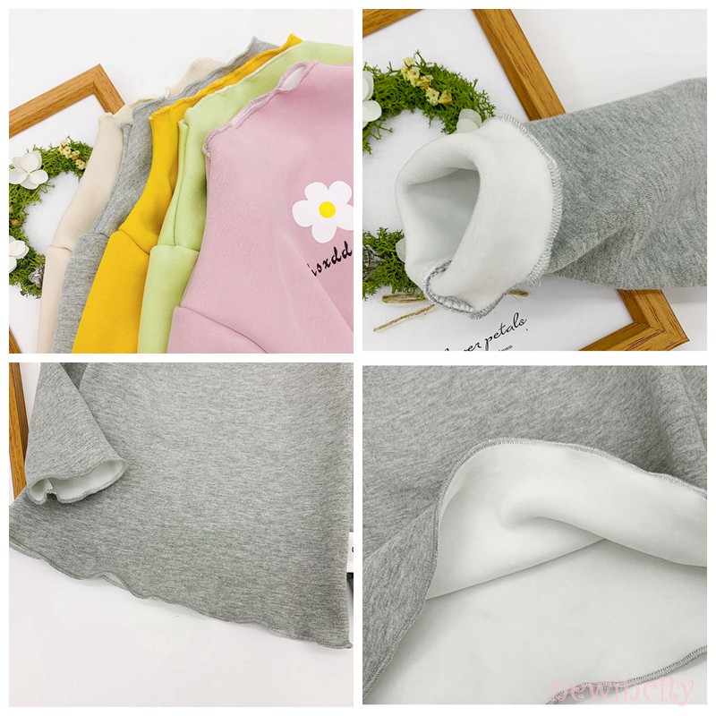 Áo Thun Tay Dài In Hình Hoạt Hình Dễ Thương Cho Bé Gái
