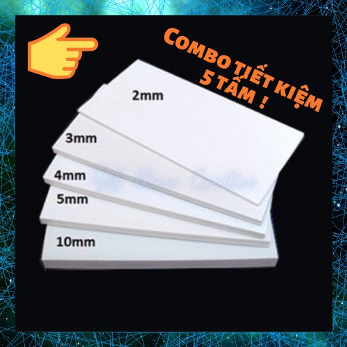 Bìa mô hình Fomex  Độ dày 2mm- 3mm / 5mm-8mm