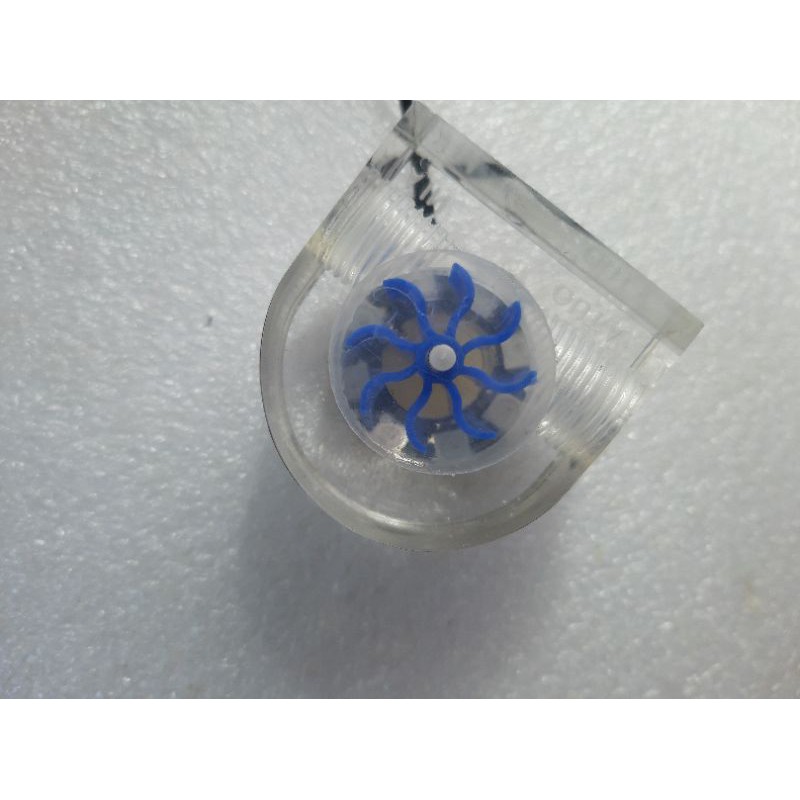 Đồng hồ đo lưu lượng nước Led RGB 5v chong chóng tản nhiệt custom G1