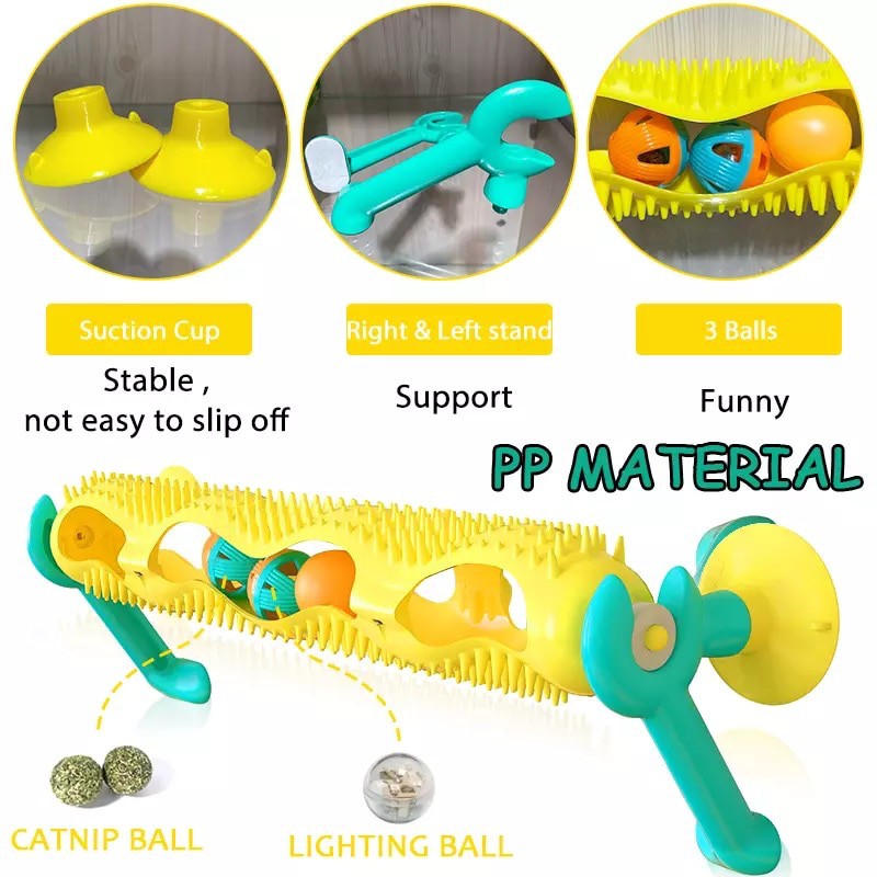 Đồ chơi cho mèo. Hộp banh đa năng vui nhộn  Huấn Luyện Thú Cưng - Tư Duy - Thông Minh Lanh Lợi