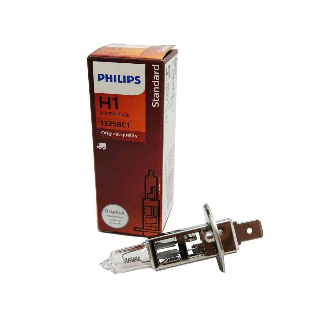 Bóng Đèn Pha Ô Tô PHILIPS Chân H1, H3, H4, H7 - 24V 70W