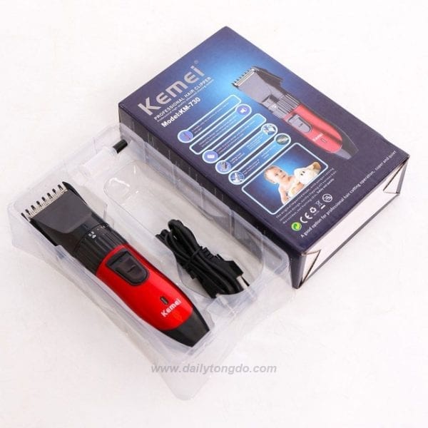 Tông đơ cắt tóc cho bé KEMEI 730 Chính Hãng
