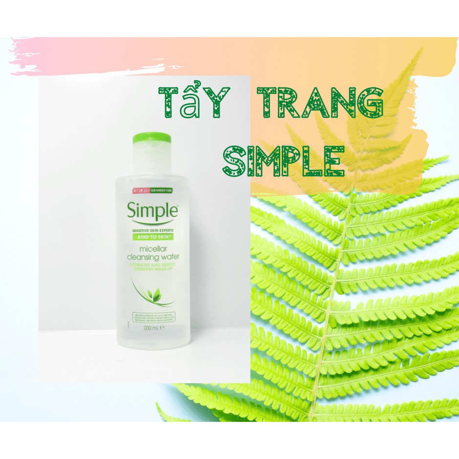 Tẩy trang Simple